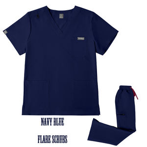 Uniformes Médicos de Moda, Uniformes de Enfermera al por Mayor, Conjuntos de Uniformes Médicos Multicolores para Mujer, Cuello en V, Pantalones Acampanados, Nuevo Uniforme - Product Image 2