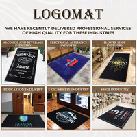 Alfombras Personalizadas con Logotipo, Tapetes de Goma Resistentes, Alfombra de Entrada Comercial, Alfombra para Exteriores con Logotipo Personalizado para Tiendas