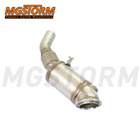 Set Pipa Knalpot Downpipe B58 Fleksibel dengan Katalis TWC Euro 4 untuk BMW B38B15A Seri F20 F22 F30 F32 1 2 3 4