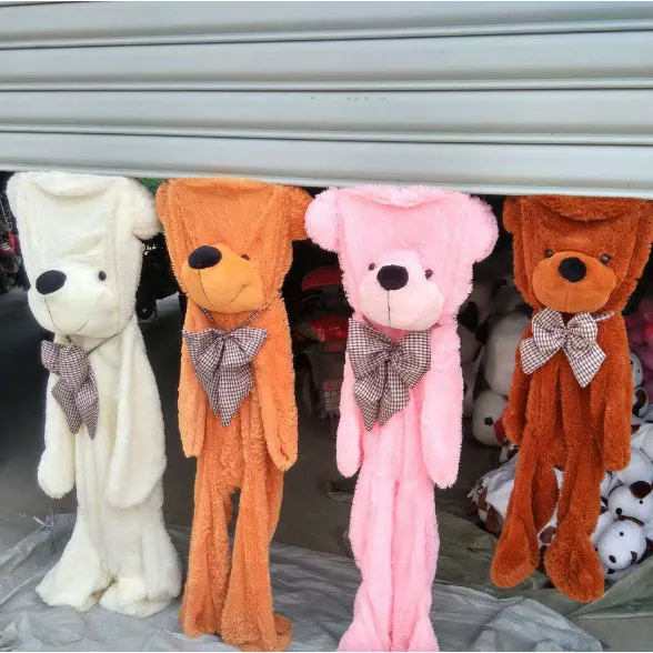 Boneka beruang besar 80cm, ukuran besar tidak diisi kosong kulit mewah Teddy Bears Case boneka raksasa boneka kulit hadiah anak-anak