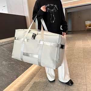 Bolsa de Viaje de Gran Capacidad, Tela Oxford Impermeable, Plegable, Correa Ajustable, Unisex, Ligera, Bolsa de Fin de Semana - Product Image 2