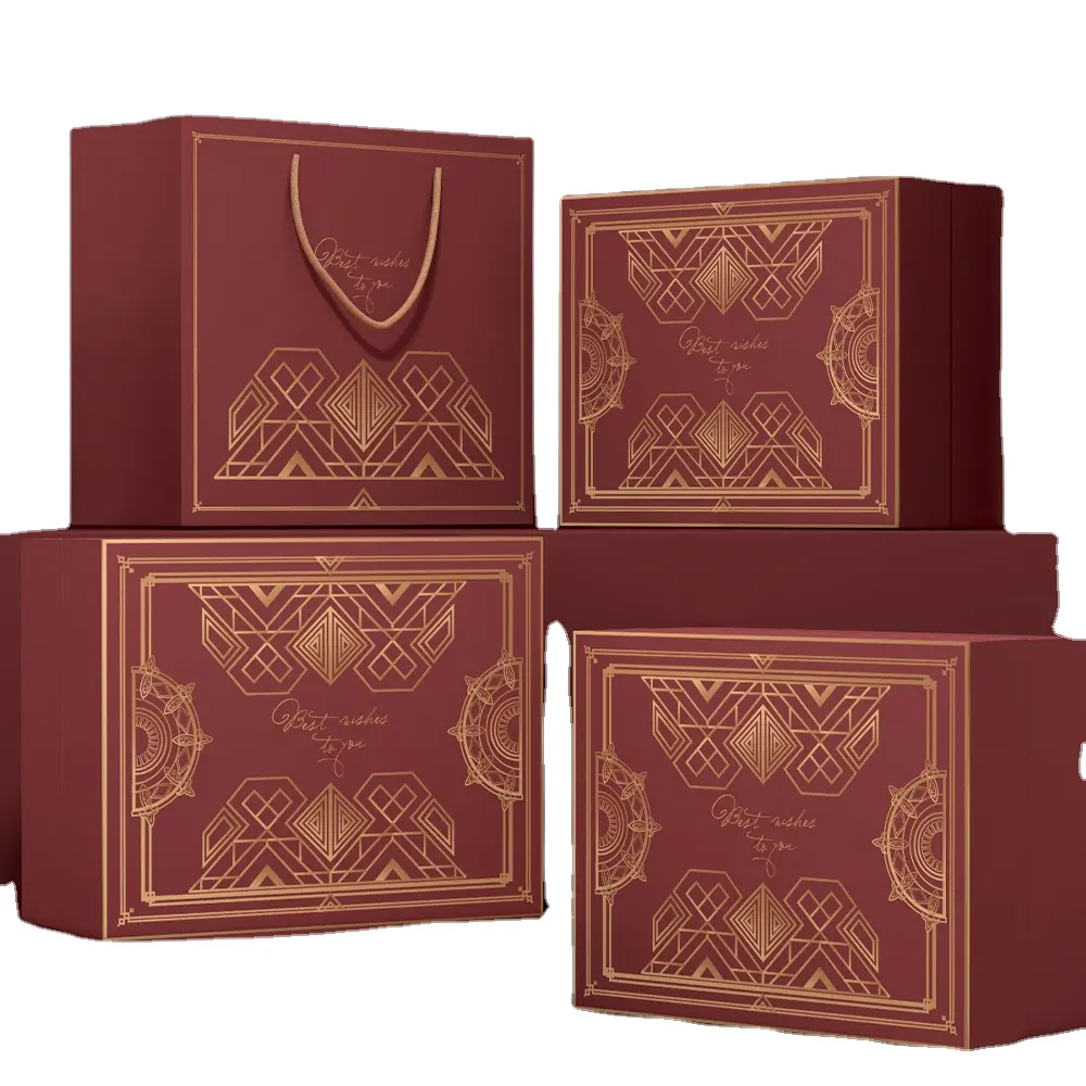 Personalizzabile elegante scatola di carta rossa per cioccolatini, perfetta per regalare cioccolatini assortiti, ideale per San Valentino