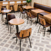 Ensembles de banquettes de salle à manger modernes, mobilier de restaurant personnalisé, banquette écologique, chaise et table en promotion