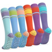 Chaussettes de compression élégantes pour la course et le sport, personnalisées par le fabricant, 15-20 mmHg, anti-humidité, pour la santé
