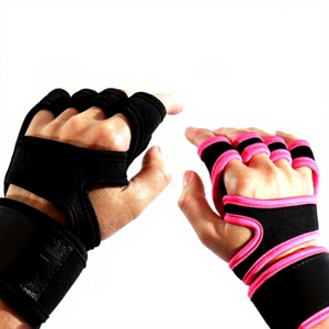 Custom Unisex <b>Half</b> Finger Fitness Gloves Non <b>Slip</b> Waterproof Breathable Weight Lifting Gym Training Gloves - Product Image 5