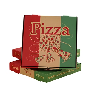 Caixas de Pizza Personalizadas Baratas por Atacado, Todos os Tamanhos de <span class=keywords><strong>8</strong></span> a 13 Polegadas, Caixas de Papel Kraft Corrugado Recicláveis com Verniz - Product Image 3