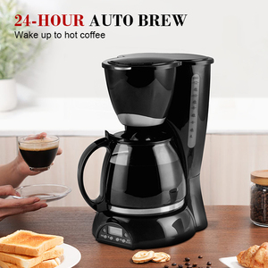 Blanc couleur <span class=keywords><strong>petite</strong></span> <span class=keywords><strong>capacité</strong></span> 4-6 tasse anti goutte à goutte <span class=keywords><strong>cafetière</strong></span> filtre goutte à goutte automatique machines à café pour les cafés - Product Image 6