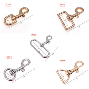 Customized Bag Accessories Swivel Trigger Clasp Dog Leash Solid Brass Swivel <strong>Snap</strong> <strong>Hook</strong> For Luggage - Product Image 6