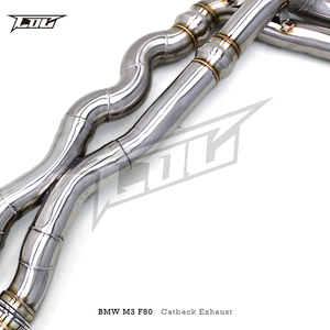 Système d'échappement Catback Valvetronic OE pour <span class=keywords><strong>BMW</strong></span> M3 M4 F80 F82 3.0T 2014-2019, tuyau d'échappement en acier inoxydable, silencieux d'échappement - Product Image 4