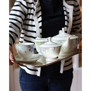 Juego de Té de Porcelana Japonesa Nerumi con Decoración Relucil, Decoración de Mesa y Accesorios para 12 Personas - Product Image 6