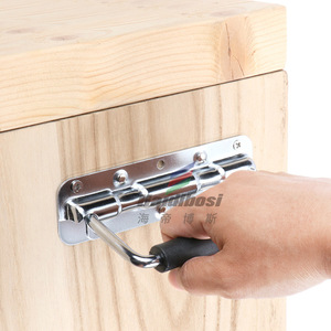 มือจับสปริงไฮดิโบซิ เหล็กแผ่นรีดเย็น สำหรับกระเป๋าและกล่องเครื่องมือ - Product Image 2