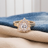 Bagues larges pour femmes en alliage de cuivre plaqué or 18 carats, zircon, style vintage, haute qualité, tendance et abordables