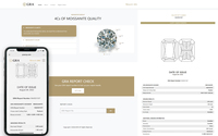 GIGAJEWE Moissanite en Vrac Vente en Gros Certifiée GRA Couleur Blanc DEF Pureté VVS1 pour Fabrication de Bijoux