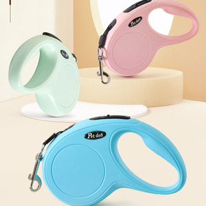 Correa duradera de nailon para mascotas Hermosa correa retráctil extensible automática multicolor con patrón de impresión para perros - Product Image 3