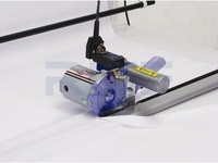 Machine de découpe automatique de rouleaux de tissu 220V 18000 tr/min pour la découpe des extrémités de tissus textiles, à vendre