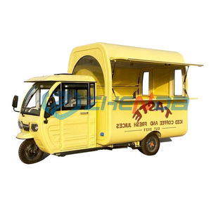 Zhenda ZD-FT Series France Australia Pink Beauty Electric Mobile Cart Food BBQ/Ice-Cream/Hamburger/Fast Special Transportation - Product Image 3