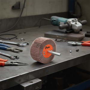 Disco Abrasivo de Corindón Ttake con Láminas de Tela, 25x25 mm, Eje de 6 mm, Grano 40, para Pulir - Product Image 3