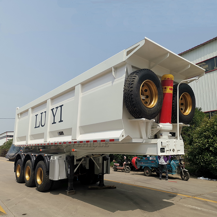 Низкая цена U форма 3-х осевой 45 cbm самосвал прицеп для транспортировки угля