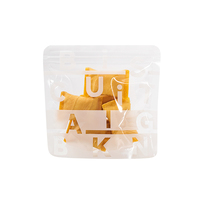 Sacs d'emballage pour produits de boulangerie à fermeture éclair auto-scellante, transparents, de qualité alimentaire PET/CPP, couleur personnalisée, logo personnalisé, taille personnalisée, vente directe