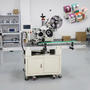 Étiqueteuse d'angle de carton à angle droit avec étiquettes inviolables pour l'application d'étiquettes de boîtes non ouvertes, machine d'étiquetage automatique de cartons - Product Image 1