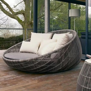 Lit de Jardin Moderne de Luxe Personnalisé de Haute Qualité pour Piscine Extérieure, en Aluminium Durable et Imperméable, pour Patio et Cabane de Plage - Product Image 2