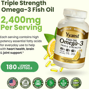 Capsules de haute qualité d'oméga-3, d'huile de poisson, d'EPA et de DHA pour soutenir la santé du cerveau, des articulations, de la peau et des cheveux. - Product Image 5