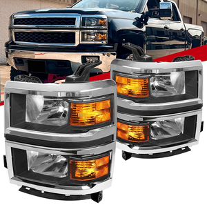 High Quality Abs Lights <strong>Led</strong> Yellow <strong>Headlights</strong> for Silverado 2014-2017 - Product Image 1