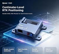 Récepteur GNSS IMU de niveau centimétrique Bynav X36D, positionnement et orientation RTK fiables pour robot de livraison autonome