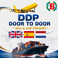 Transitaire DDP de Chine vers le Royaume-Uni, les Pays-Bas, l'Espagne et tous les pays de l'UE, agent maritime porte-à-porte, fret maritime LCL