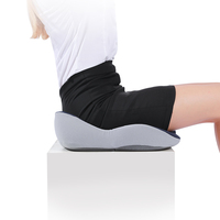Coussin de siège ergonomique personnalisé en mousse à mémoire de forme, soutien orthopédique du coccyx, antidérapant, respirant, housse amovible, design profilé
