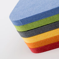Écrans de séparation de bureau modernes, écologiques, insonorisés, 100 % fibre de polyester, pour montage sur bureau, mobilier de bureau commercial du Guangdong