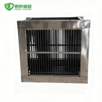 Filtre à panneaux électrostatique haute tension 220V, moteur à précipitation électrostatique, efficacité de 98%, taille personnalisée pour la cuisine des restaurants, fumée d'huile