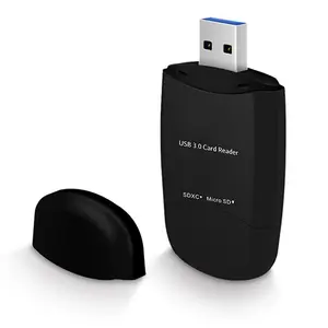 Lector de tarjeta USB 3,0 2 ranuras para SD + lector de tarjeta MicroSD