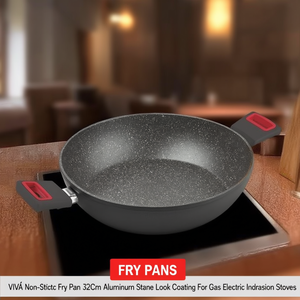 Sartén Antiadherente de Aluminio (32cm) VIVÀ Gris y Rojo 2282 - Product Image 3