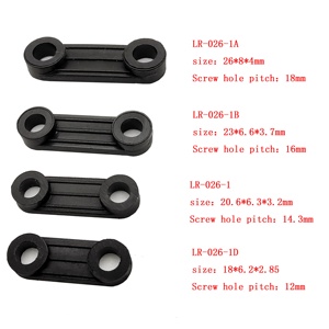 Clips <span class=keywords><strong>de</strong></span> câble en nylon à fente concave avec trou <span class=keywords><strong>de</strong></span> vis en <span class=keywords><strong>plastique</strong></span> <span class=keywords><strong>de</strong></span> 16 mm, clips <span class=keywords><strong>de</strong></span> câble à sertir plats, catégorie <span class=keywords><strong>de</strong></span> produits - Product Image 2