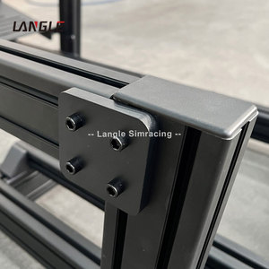 Cockpit <span class=keywords><strong>de</strong></span> simulation <span class=keywords><strong>de</strong></span> vol en aluminium Langle pour l'intérieur, pour un usage domestique ou commercial, jusqu'à 5 passagers, capacité inférieure à 100 kg - Product Image 2