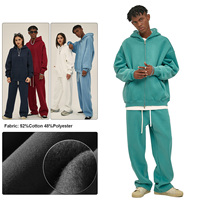 Ensemble de survêtement personnalisé pour hommes : sweat à capuche et pantalon en molleton avec broderie sur mesure
