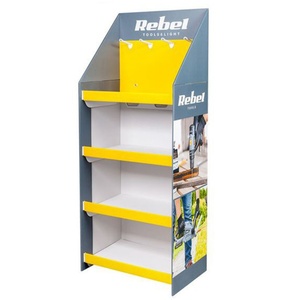 ชั้นวางของแขวนแบบสองด้าน ทำจากกระดาษแข็งรีไซเคิล เป็นมิตรกับสิ่งแวดล้อม สำหรับซุปเปอร์มาร์เก็ต - Product Image 1