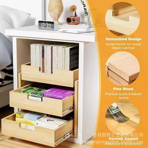 Estante de almacenamiento extraíble de madera de varias capas, organizador de gabinete de cocina de 3 niveles para utensilios de cocina y especias - Product Image 2