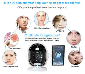 Machine d'analyse de la peau Produits de beauté tendance Équipement de beauté Soins de la peau Machine d'analyse profonde de la peau du visage à vendre - Product Image 4