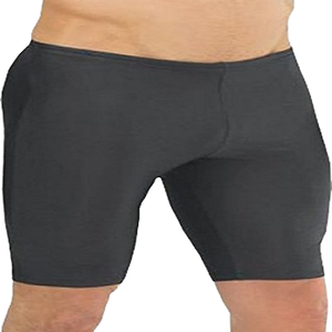 Shorts de Yoga para Mujer, Cintura Alta, Sin Costuras, Hasta la Rodilla, Color Morado Sólido, Spandex y Nailon, para Ejercicio, Gimnasio y Fitness - Product Image 2