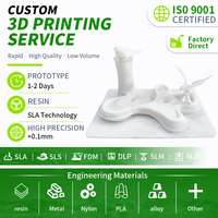 Layanan Pencetakan 3D DMLS SLM SLA Presisi Khusus untuk Suku Cadang Logam Industri - Prototipe Cepat OEM/ODM Bersertifikasi ISO 9001