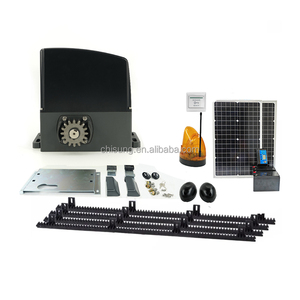 Cổng trượt tự động DC12V/24V 500KG với tấm pin năng lượng mặt trời/Ắc quy dự phòng - Product Image 1