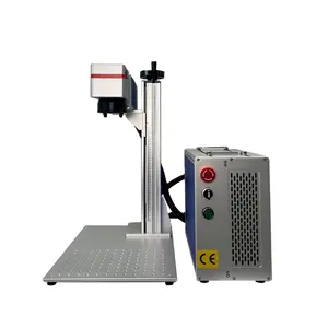 20watt Portable Metal Iron Aluminum Zinc Copper Brass Fiber Laser Marker Marking Engraving Machine