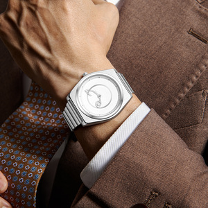 Montre-bracelet en acier inoxydable édition limitée God's Eye - Montre à quartz tendance hip-hop pour couple, pour hommes et femmes - Product Image 4