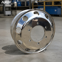Roues NJQS 17,5 pouces, jantes en aluminium 17,5x6,00, pneus Alcoa Truck 8r17,5 à haute flottation