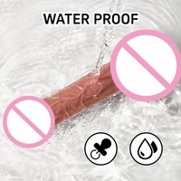 Dildos réalistes en silicone avec ventouse, pénis réaliste, vibromasseur, jouets sexuels en caoutchouc artificiel pour femmes