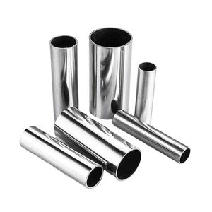 Tube en acier inoxydable rond sans soudure de qualité supérieure 201 304 316l 309S 310S 321, motif brillant recuit pour les travaux de construction - Product Image 5