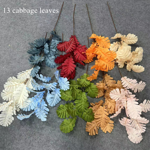 ใบไม้จำลองสำหรับตกแต่งงานแต่งงาน ใบมะม่วง ใบไม้รูปขนมปัง ใบไม้ฟิคัส ลีราต้า สำหรับตกแต่งเพดาน - Product Image 4