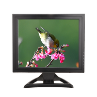 Moniteur CCTV professionnel de 15 pouces HD TFT LED avec entrée BNC, moniteur de test CCTV